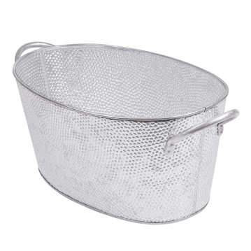 Balde de ao martelado para gelo e garrafas 380x180mm 1 un