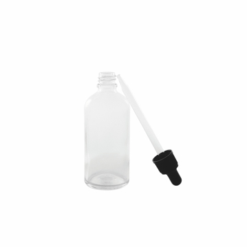 Frasco de vidrio con cuentagotas de 100 ml con pipeta The Bars 1 uds