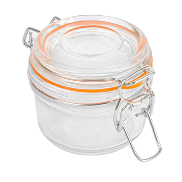 Jarro de Conservao de Vidro com Tampa Clip 125ml 83x105mm 48 un