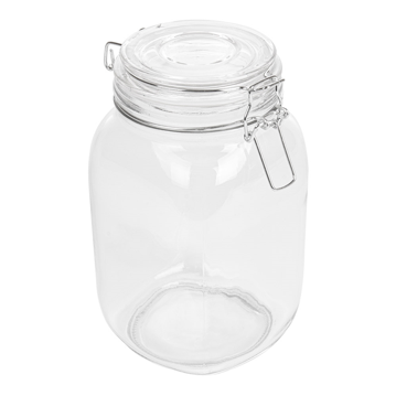 Jarro de Conservao de Vidro com Tampa Clip 1500ml 105x195mm 12 un