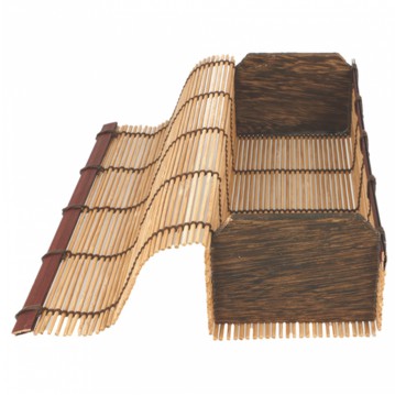 Caixa em Bamb Sushi Maki Mat 230x80x60mm 24 un