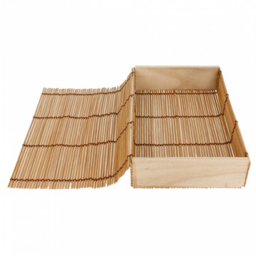 Caixa em Bamb Sushi Maki Mat 210x130x45mm 24 un