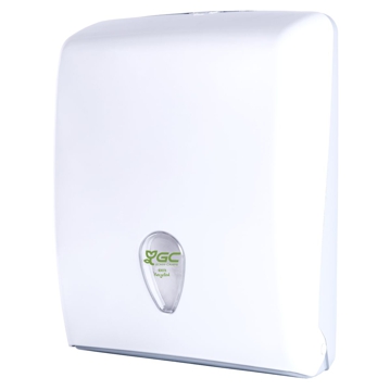 Dispensador de Toalhas de Papel Branco 277x130x370mm 1 un