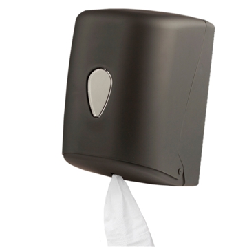 Dispensador Rolo Seca Mos Plstico Preto 240x240x325mm 1 un