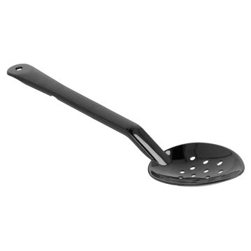 Colher Perfurada em Policarbonato Preto 333mm 1 un