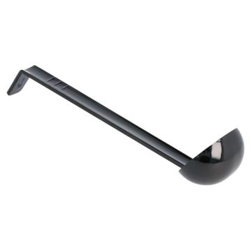 Colher Concha de Buffet em Policarbonato Preto 270mm 1 un