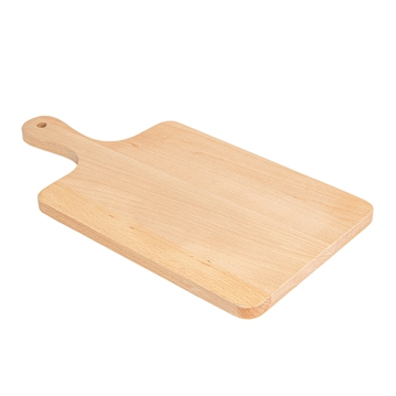 Tbua Rectangular com Pega em Madeira Natural 400x210x15mm 1 un