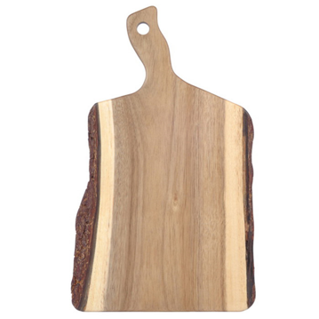Tbua Rectangular em Madeira de Accia 355x230x19mm 8 un