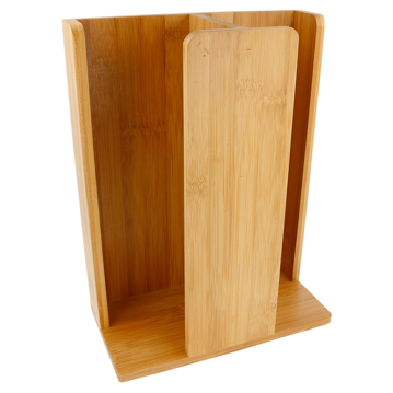 Porta copos e tampas em Bamb 230x120x300mm 1 un