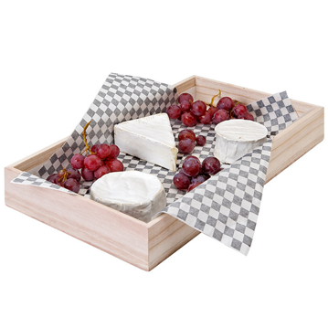 Caixa de Apresentao Buffet em Madeira Natural 600x400x75mm 1 un