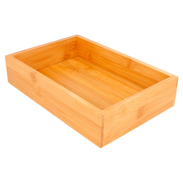 Caixa de Apresentao Buffet em Bamb Natural 155x230x50mm 6 un