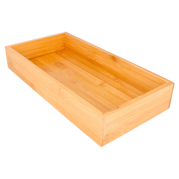 Caixa de Apresentao Buffet em Bamb Natural 155x310x50mm 6 un