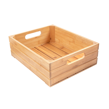 Caixa de Apresentao Buffet em Bamb Natural 325x265x100mm GN 1/2 1 un