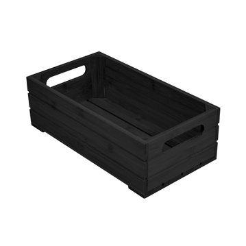 Caixa de Apresentao Buffet em Bamb Preto 325x176x100mm GN 1/3 1 un