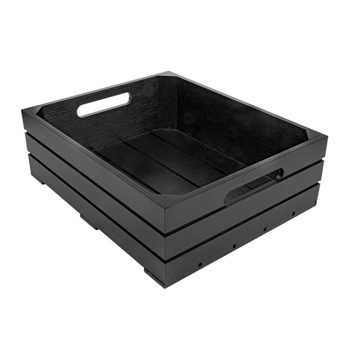 Caixa de Apresentao Buffet em Bamb Preto 325x265x100mm GN 1/2 1 un