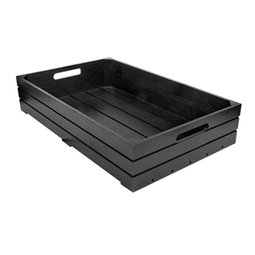 Caixa de Apresentao Buffet em Bamb Preto 530x325x100mm GN 1/1 1 un