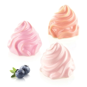 Molde de Silicone para Pastelaria Chantilly 120 73x65mm