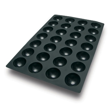 Molde de Silicone para Pastelaria Semi-esfera SQ003 28x90ml  70x35mm