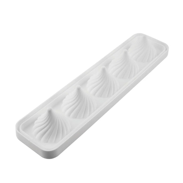 Molde de Silicone para Pastelaria Russian Tale 5x125ml  67x73mm