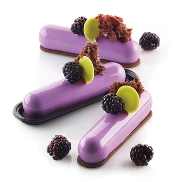 Molde de Silicone para Pastelaria Fingers 8x75ml  130x27x27mm