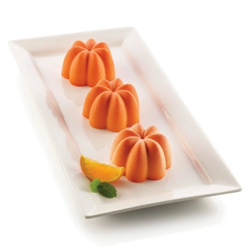 Molde de Silicone para Pastelaria Charlotte SF154 8x102ml  70x41mm