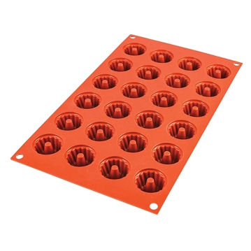 Molde de Silicone para Pastelaria Mini Gugelhopf SF232 24x10ml  35x20mm