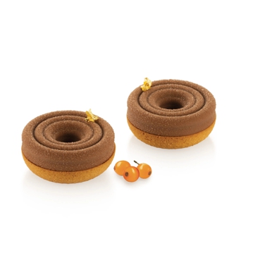 Molde de Silicone para Pastelaria Kit Tarte Ring Tornado 77x16mm