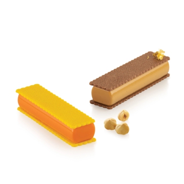 Molde de Silicone para Pastelaria Kit Sweet rectangle 85ml 128x33x21mm