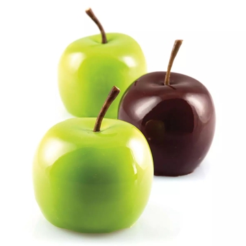 Molde de Silicone para Pastelaria Ma�� Cereja P�ssego 5x115ml �60x55mm