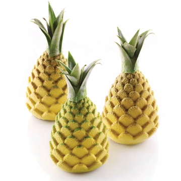 Molde de Silicone para Pastelaria Floresta e anan�s 5x110ml �60x73mm