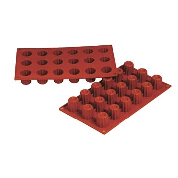 Molde de Silicone para Pastelaria Bordelais 35x35mm