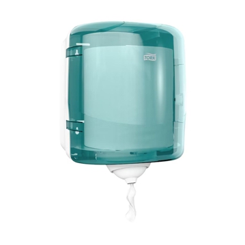 Dispensador Plstico Azul de Toalhas de mos Central Folha nica Tork