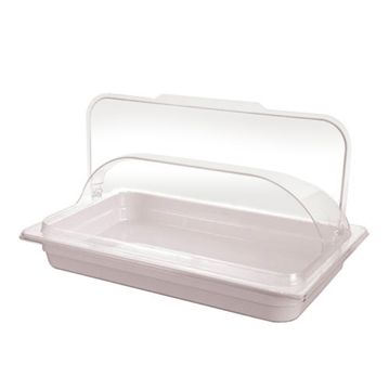 Tampa Cpula Articulada em Policarbonato 535x338x140mm para Cuba Gastronorm 1/1 1 un