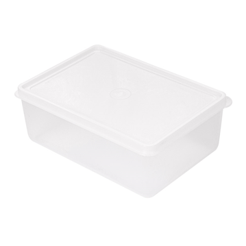 Recipiente de Plstico PP Branco para Conservao 180x128x65mm 1000ml
