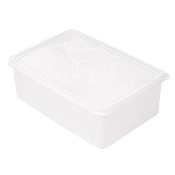 Recipiente de Plstico PP Branco para Conservao 205x140x74mm 1450ml