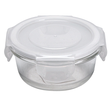 Recipiente de Conservao de Vidro com Tampa 210ml 105x50/60mm 6 un