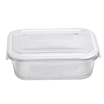 Recipiente de Conservao de Vidro com Tampa 640ml 180x132x65mm 6 un