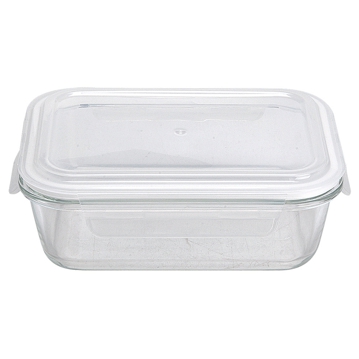 Recipiente de Conservao de Vidro com Tampa 1040ml 210x157x72mm 6 un