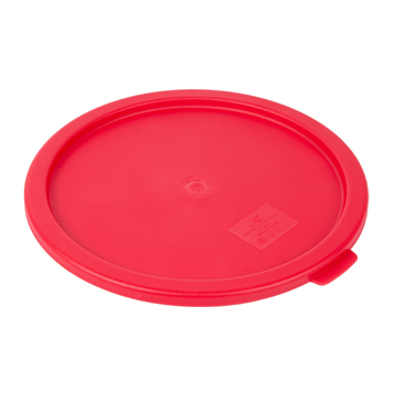 Tampa de Plstico LDPE Vermelho para Recipiente Conservao 7,5L