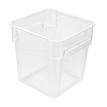 Recipiente de Policarbonato Transparente para Conservao 225x225x230mm 8L