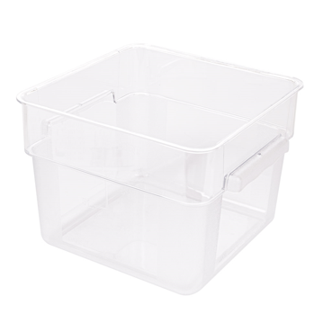 Recipiente de Policarbonato Transparente para Conservao 285x285x210mm 12L