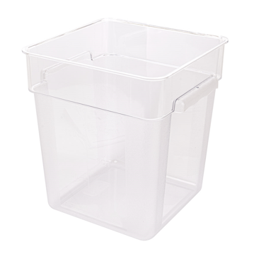 Recipiente de Policarbonato Transparente para Conservao 285x285x320mm 18L