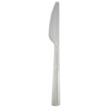Faca de Plstico Translcido PLUS 180mm REUSE 2000 un