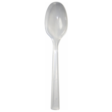 Colher de Plstico Translcida PLUS de Sopa 180mm REUSE 2000 un