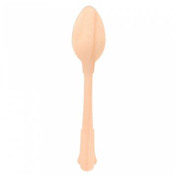 Colher em Madeira de Caf 120mm 100 un