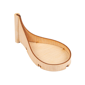 Mini Colheres em Bambu para Entradas 105x50x50mm 4x100 un