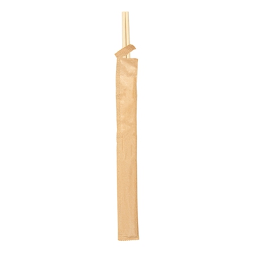 Pauzinhos em Bamb Individuais para Comida Oriental 200mm 100 un