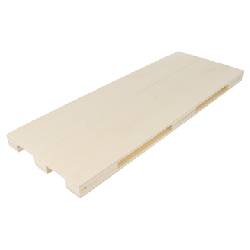 Mini Palete de Apresentao Buffet em Madeira Natural 400x150x20mm 20 un