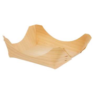 Barqueta Quadrada em Folha de Pinho 100x100x35mm 100 un