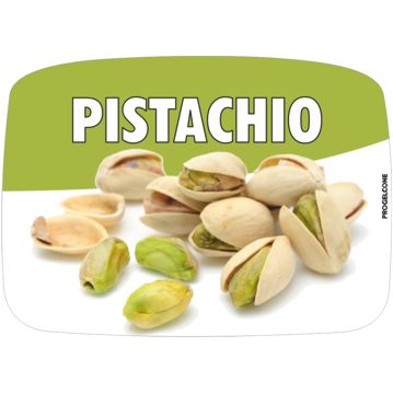 Etiqueta de Sabores para Gelados Pistachio